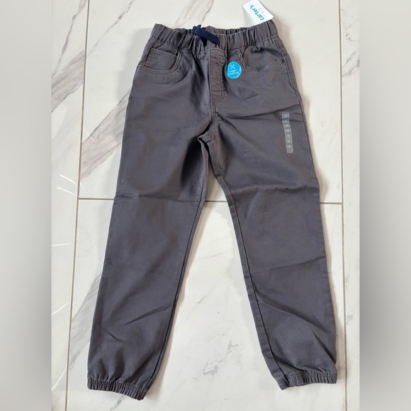 Carter's Other - Carter's Charcoal Elastic-Waist Kids Pants